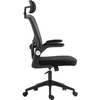 Sandberg Игровое/Офисное Кресло 640-97, черный, газлифт 2 класса, 5 ножек/колес, 100кг, регулируемая высота, функция качания (640-97)