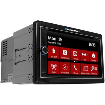 Blaupunkt Автомобильная мультимедийная система 2002019000004, 6,75 дюйма, 4x45 Вт, DAB+, Bluetooth, 10-полосный эквалайзер, SDHC (2002019000004)
