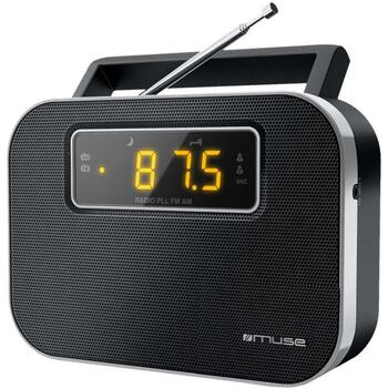 Muse радиобудильник M-081R, 2-диапазонный PLL, FM/MW, 20 предустановленных станций, LED-дисплей 0,6 дюйма, 2 будильника, таймер (M-081R)