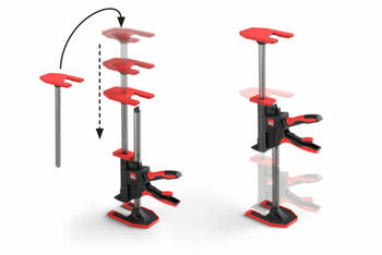 Bessey Uzstādīšanas komplekts BEY-IK, 1.3kg, līdz 60kg, 170–400mm, 392–620mm, neslīdoši aizsargvāciņi (BEY-IK)