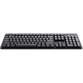 Trust Клавиатура Ody II 25011 Беспроводная, QWERTY, Черная, 10 м, Мембранная, 2.4 GHz, 1x Цифровые клавиши, Тихая, 2 года гарантии (25011)
