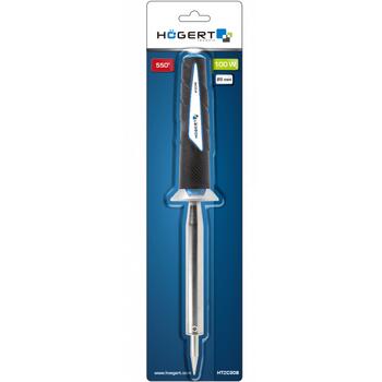 Hogert HT2C306 паяльник, 60W, 230V, 550°C, 6mm, 3-5мин, эргономичный, подставка (HT2C306)