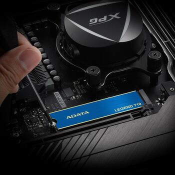 Adata SSD M.2 2280 ALEG-710-1TCS 1TB, Скорость чтения 2400 MB/s, Скорость записи 1800 MB/s, PCIe Gen3 x4, NVMe 1.4, 3D NAND, LDPC (ALEG-710-1TCS)