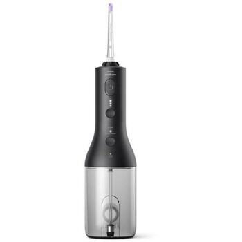 Philips Орошитель для рта HX3826/33, черный, перезаряжаемый, USB, дорожная сумка, стандартная насадка, Quad Stream насадка (HX3826/33)