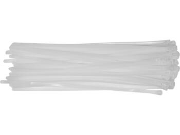 Yato savilcēji YT-70666, 7.6x350mm, 50gab, balts, neilons PA66 UL 94 V-2, UV izturīgs, 215-225°C, eļļas izturīgs (YT-70666)