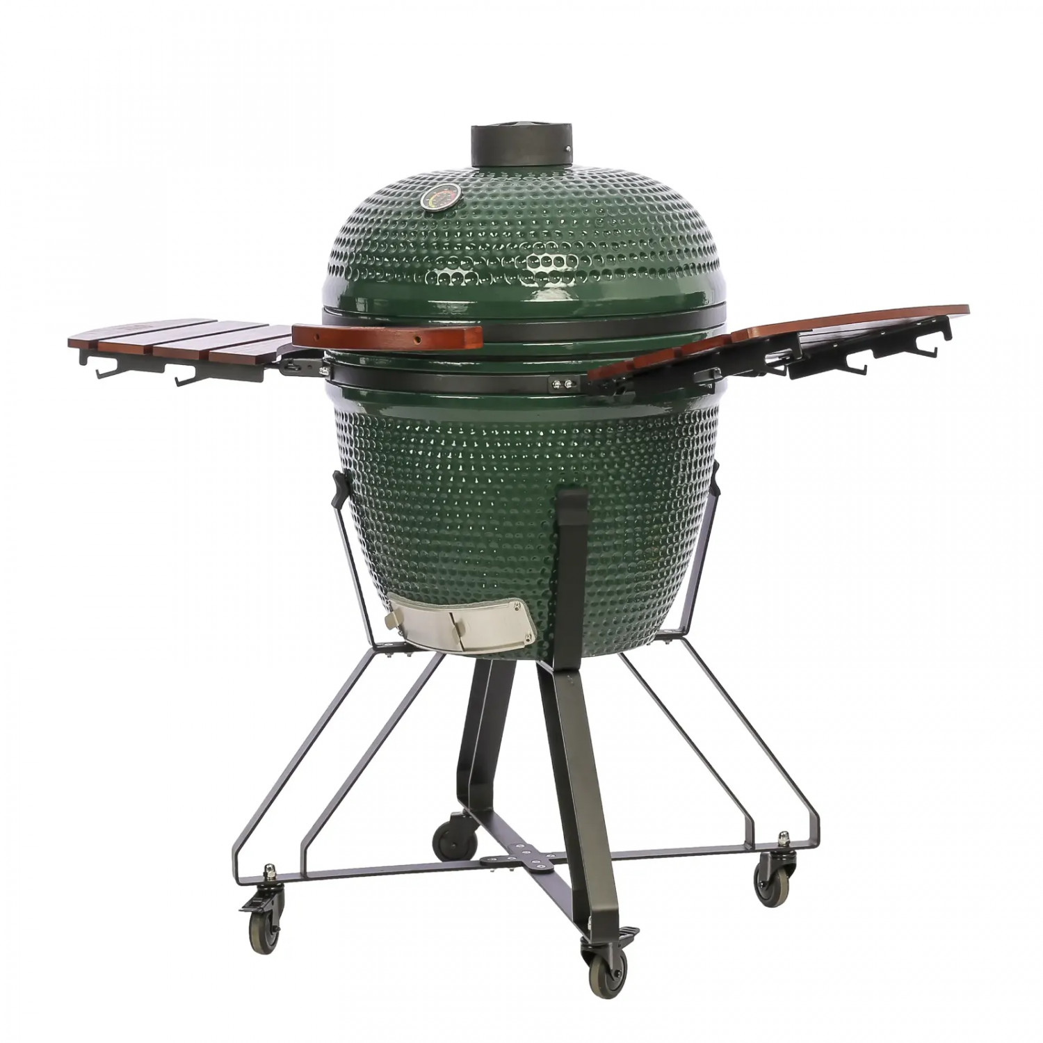 Grils Kamado keramikas ogļu 23″ ar piederumiem Kamado Classic 23″ Ø 59.5 cm keramikas korpuss divu zonu gatavošana TBG23GREEN-01 Zaļa TunaBone (TBG23GREEN-01)