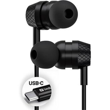 Sandberg Наушники USB-C/A In-Earset с линейным микрофоном 126-50, 20-20000 Гц, 95 дБ, 16 Ω, 1,2 м, стерео, черный (126-50)