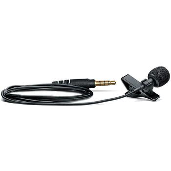 Shure MVL петличный микрофон, MVL-3.5MM, -44dB, 1.52cm, 0.55cm, 1, проводной, omni-directional, ветрозащита для микрофона (MVL-3.5MM)