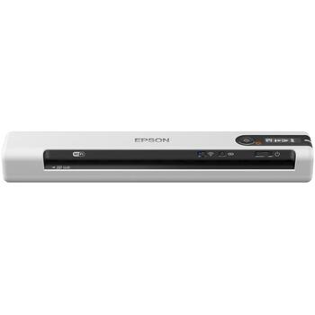 Epson Pārnēsājams skeneris DS-80W B11B253402, 600 x 600 DPI, 300 skenējumi/dienā, Wi-Fi, USB 2.0, 1 lapas padeve (B11B253402)