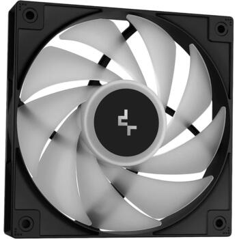 Deepcool Ūdens dzesētājs LE240 V2 R-LE240-BKAMMC-G-2, 75.89 cfm, 2 ventilatori, 31.6 dBA, 500-2100 RPM, RGB (R-LE240-BKAMMC-G-2)