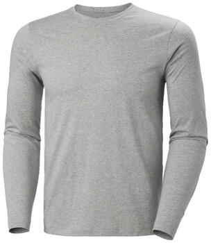 Helly Hansen рабочая рубашка HHWW Classic 79169_930-XL, XL, серая, 100% хлопок, 150 g/m², длинные рукава, воротник в рубчик (79169_930-XL)