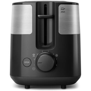 Philips Toaster HD2516/90, 900 W, 2 šķēles, 8 brūnināšanas līmeņi, Metāla, Augsta pacelšanas mehānisms, Noņemama drupatu tvertne (HD2516/90)