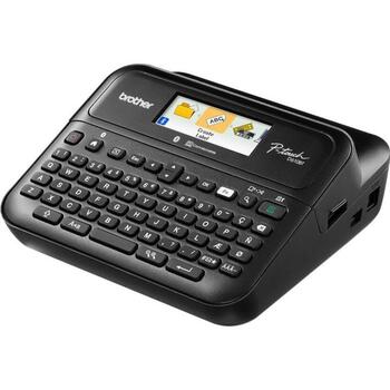 Brother Принтер для этикеток PT-D610BT PTD610BTVPZW1, 24 мм, 30 мм/с, 180 dpi, 7 строк печати, Bluetooth 5.0 (PTD610BTVPZW1)