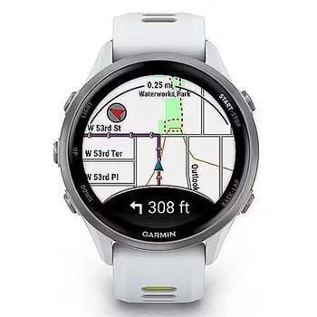 Garmin Умные часы Forerunner 970 010-02969-11, 3,56 см AMOLED, 454 x 454 пикселей, 26 ч GPS, 360 ч, 15 дней, 5 ATM (010-02969-11)