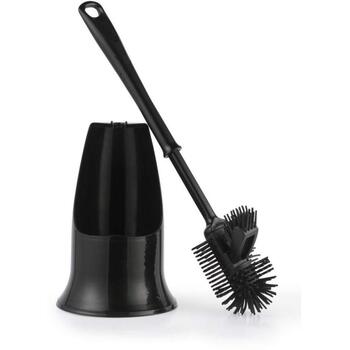Beldray Щетка для унитаза LA084538BLKPEU7, черная, пластик, 41см x 13.5см x 13.5см, антибактериальная, эргономичная ручка (LA084538BLKPEU7)