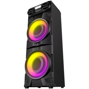 Караоке Bluetooth-колонка Sven PS-1900 Party Box 1000 Вт с TWS, FM-радио, USB и LED-дисплеем, чёрная (SV-022037)