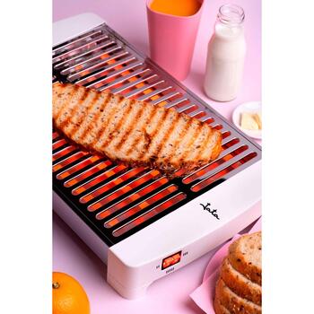 Jata Plakanais tosteris TT5016, 1000 W, 350 mm, 250 mm, nerūsējošais tērauds, 5 kvarca caurules, 2 slēdži (TT5016)