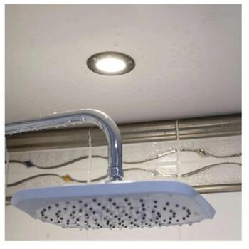 Emos LED прожектор LORI ZV1164, 4,5 Вт, 345 лм, IP65, 110°, 2700/4000 K, черный, встраиваемый (ZV1164)