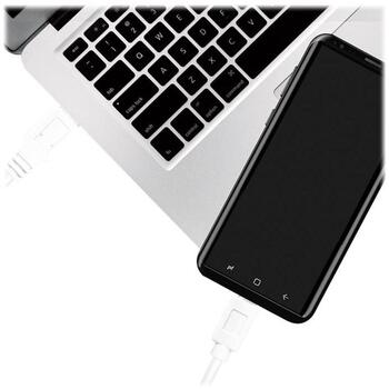 LogiLink USB кабель CU0175, 1,5 м, USB 3.2 Gen 1, 5 Гбит/с, 3 А, USB-C - USB-A, белый (CU0175)