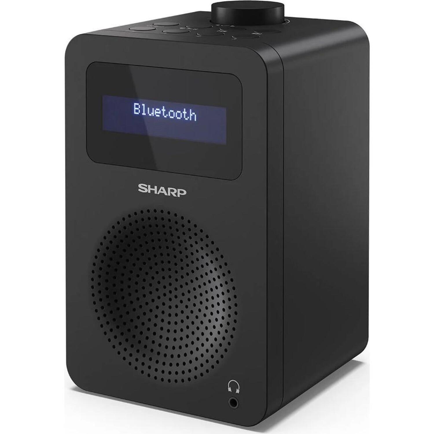 Sharp DAB+ радио DR-430(BK), 5W, Bluetooth, ЖК дисплей, черный цвет (DR-430(BK))