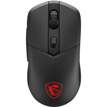 Msi USB datorpele VERSA 300 ELITE W, 26000 DPI, 6 pogas, 200h akumulatora darbības laiks, RGB apgaismojums (VERSA 300 ELITE W)