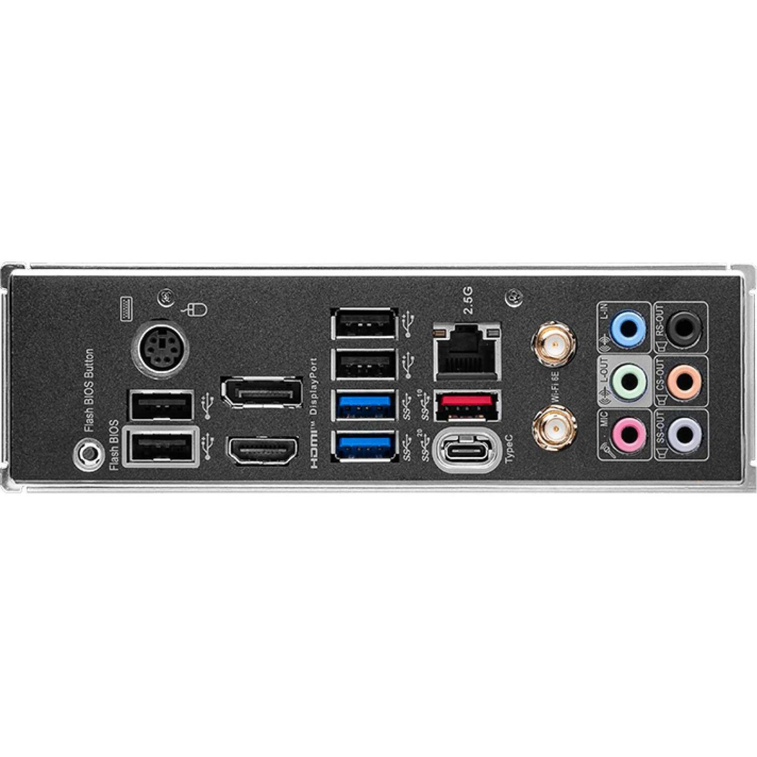 Msi Материнская плата Z790GAMINGPLUSWIFI, LGA 1700, DDR5, 192 ГБ, 4x M.2, 4x PCI, 1x HDMI, 2.5 Гбит Ethernet, Wi-Fi 6, 7.1 аудио (Z790GAMINGPLUSWIFI)