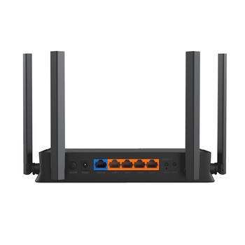 TP-Link Archer BE220 беспроводной маршрутизатор Wi-Fi 7 Dual-Band до 3600 Mbps EasyMesh HomeShield 4× антенны 1× WAN 4× LAN Gigabit Чёрный (ARCHER BE220)