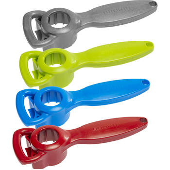 Browin universālais 3in1 burku atvērējs 139042, 5.4cm, 16.3cm, 3.0cm, 47g, augstas kvalitātes plastmasa, trīs funkcijas (139042)