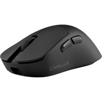 White Shark игровая мышь CAMILLUS WGM-9013, черная, 30000 DPI, 1000 Hz, 6 кнопок, 62 г, USB, RF 2.4 GHz, Bluetooth (CAMILLUS-B)
