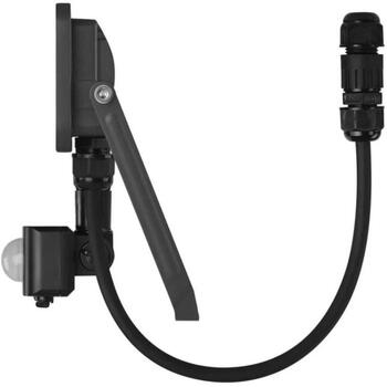 Emos LED прожектор INOVO ZS2712, 10 W, 1100 lm, IP65, 4000 K, PIR датчик, алюминий, стекло (ZS2712)