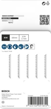 3 figūrzāģa asmeņi Bimet. T 101 BF, Figūrzāģiem PRO HARDWOOD CLEAN T101BF FIGŪRZĀĢA ASMENS, 2608636226, BOSCH (2608636226)