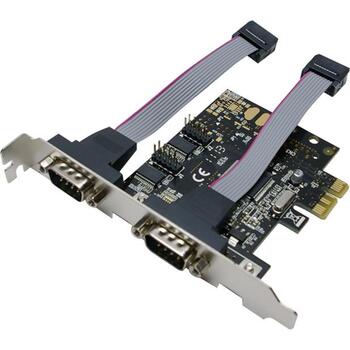 Logilink adapteris PC0031, PCIe, 2x RS-232, 1 Mbit/s, 16C550 UART, FIFO 16 B, PCIe 1.0a, Plug and Play, iekšējā (PC0031)