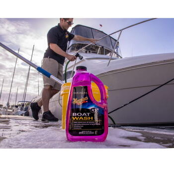 Meguiar's M4364 Marine/RV Шампунь для катеров и домов на колесах – удаляет грязь, придает блеск 1,89 л (M4364)