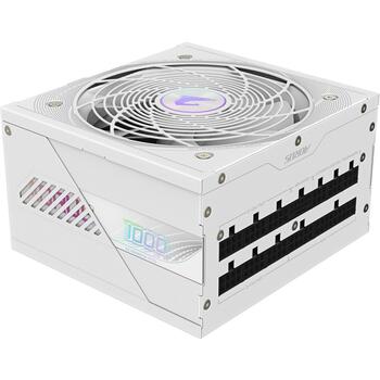 Gigabyte Datora barošanas bloks GP-AE1000PMPG5ICE, 1000W, 80 PLUS Platinum, pilnībā modulārs, 120mm ventilators (GP-AE1000PMPG5ICE)