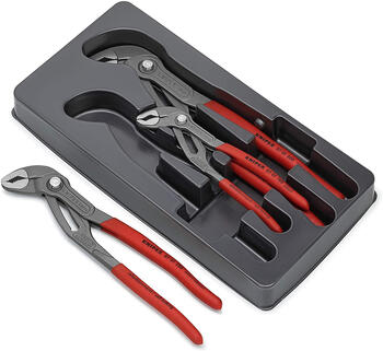 Ūdens sūkņa knaibles KNIPEX Cobra® 00 20 09 V02, komplekts 3gab. (00 20 09 V02)