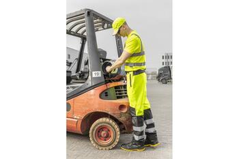 Hogert футболка HT5K233-S, S (48), hi-vis желтый 901, 100% полиэстер 150 г/м², светоотражающие полосы, короткие рукава (HT5K233-S)