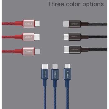 Orsen USB кабель S9M, 1,0 М, 2,1A, TPE + ткань, YD/T 1591-2009 (S9M)