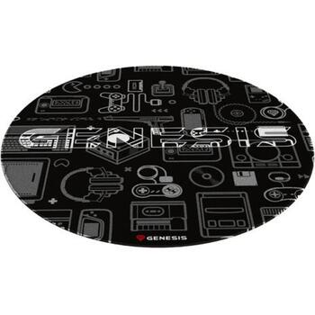 Genesis Aizsargājošs Grīdas Paklājs Tellur 300 Apaļais, 100cm, Poliesters, Antislip, Spēļu izmantošanai (NDG-2083)