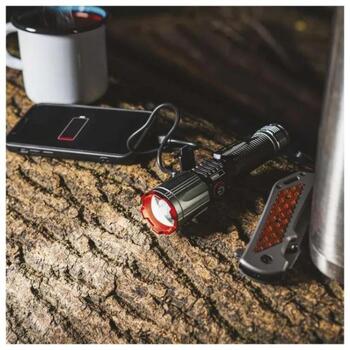 Emos LED перезаряжаемый металлический фонарь P3121, 1200 lm, 2200 mAh, алюминий, 4 режима, IP43 (P3121)