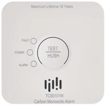 Emos CO детектор TCS0101W P56400S, 93 × 30 × 93 мм, Wi-Fi, 10 лет, 15–93 %, IP30, 2 × 1,5 V AA, Android, iOS, память тревог (P56400S)