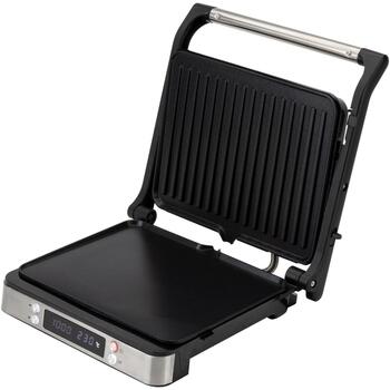 Jata Гриль JEGR1529, 2000 W, 33.5 см, 33.2 см, 11.3 см, нержавеющая сталь, антипригарное покрытие, электронное управление, таймер (JEGR1529)
