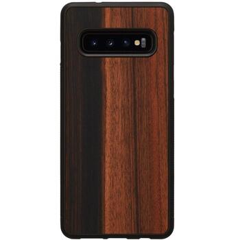 Man&Wood Чехол для смартфона M6222B, 6.1 дюйма, коричневый, совместим с Samsung Galaxy S10 (M6222B)