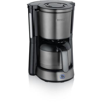 Severin Фильтровая кофеварка KA 9343, 1000W, 10 чашек, съемный фильтр, автоматическое отключение, индикатор уровня воды (KA 9343)