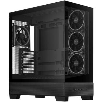 Asus корпус ПК A31 PLUS TG ARGB BLACK, Midi Tower, 511 мм глубина, 238 мм ширина, 435 мм высота, 2x 2.5