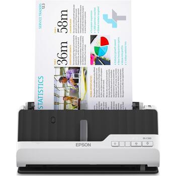 Epson компактный настольный сканер DS-C330 B11B272401, 600 dpi, 3500 сканирований/день, автоматическое дуплексное сканирование (B11B272401)