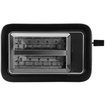 Zelmer Тостер ZTS7990 71305688P, 870 Вт, 2 тоста, электронное управление, черный, съемный лоток для крошек, функция разморозки (71305688P)