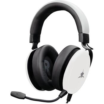 White Shark Наушники GH-2540 ELEPHANT-W, 330g, Белый, 1.8m, 32Ω, 20Hz-20KHz, 108dB, Проводные, Микрофон, Регулятор громкости (ELEPHANT-W)