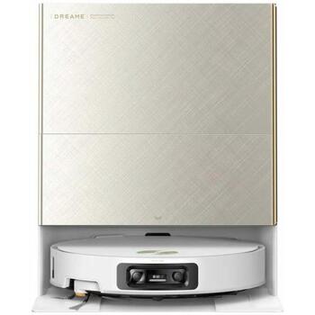Dreame Пылесос-робот RLX86DE-WHITE, 4.7кг, HEPA фильтр, 35см, 7.9см, 180мин зарядка, 68дБ, 6400мАч, 3.2л контейнер для пыли (RLX86DE-WHITE)
