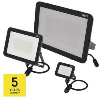Emos LED-прожектор INOVO ZS2632, 30 W, 3300 lm, 220-240 V, 140 mA, IP65, алюминий, стекло, 4000 K, 120°, 50 000 ч (ZS2632)