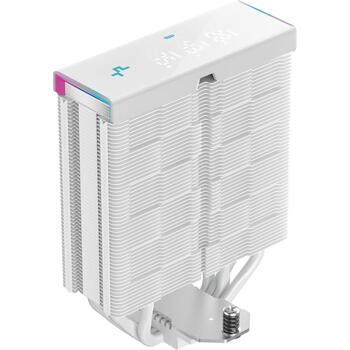 Deepcool CPU dzesētājs AK400 DIGITAL PRO WH R-AK400-WHAPMN-G, 60,89 cfm, 25 dB, 500-1750 RPM, 4 siltuma caurules, PWM atbalsts (R-AK400-WHAPMN-G)